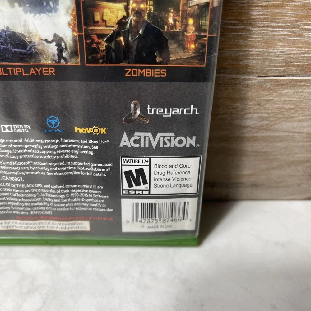 Call of Duty: Black Ops III - (Xbox One) - Very Good Condition